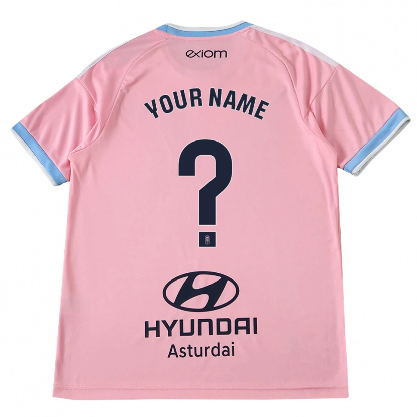 Danxen Homem Camisola Seu Nome #0 Azul Centáurea Rosa Alternativa 2026/27 Camisa