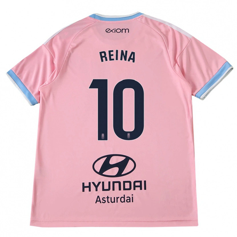 Danxen Homem Camisola Alberto Reina #10 Azul Centáurea Rosa Alternativa 2026/27 Camisa