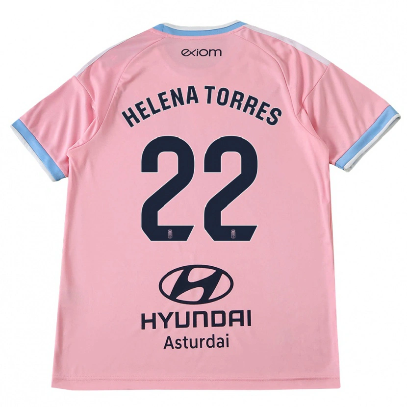 Danxen Homem Camisola Helena Torres Maiquez #22 Azul Centáurea Rosa Alternativa 2026/27 Camisa