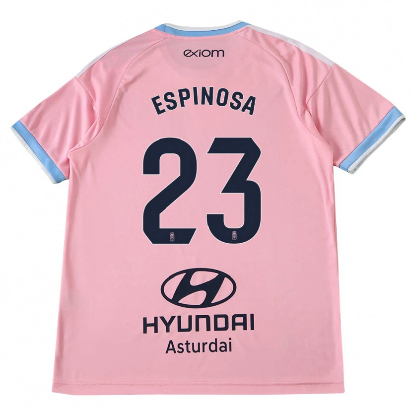 Danxen Homem Camisola Diego Espinosa #23 Azul Centáurea Rosa Alternativa 2026/27 Camisa