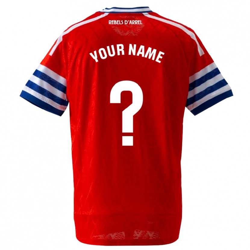 Danxen Homem Camisola Seu Nome #0 Azul Real Vermelho Alternativa 2026/27 Camisa
