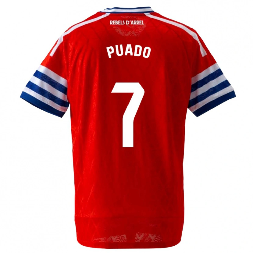 Danxen Homem Camisola Javi Puado #7 Azul Real Vermelho Alternativa 2026/27 Camisa