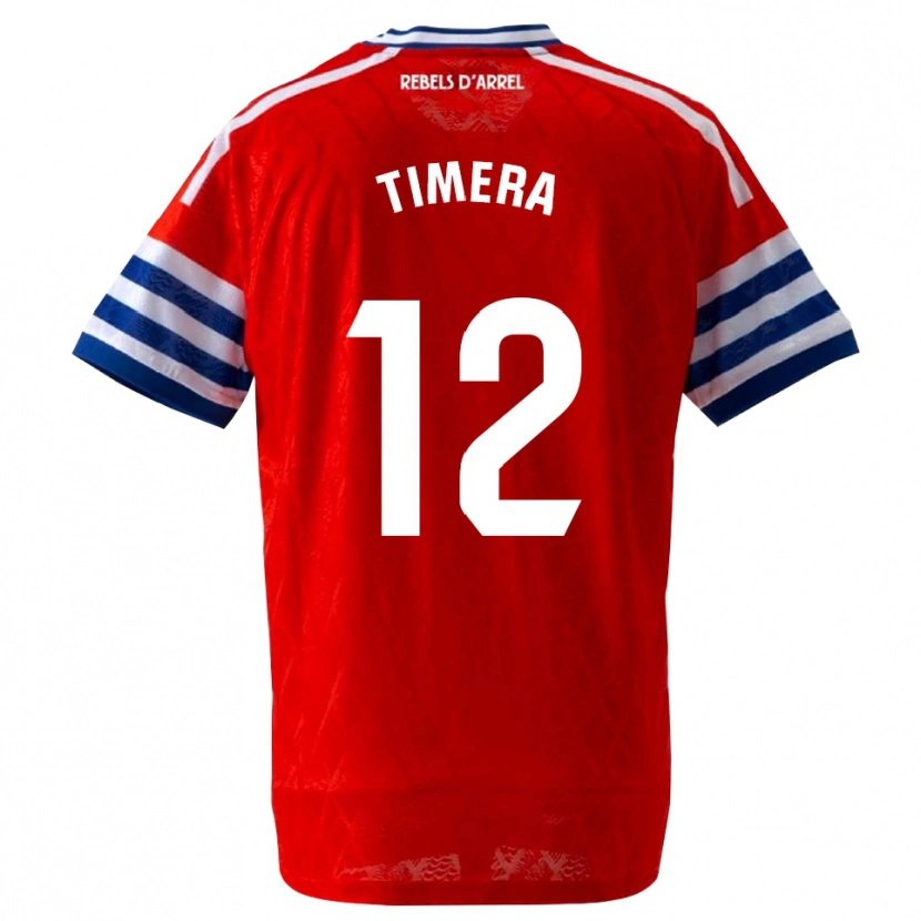 Danxen Homem Camisola Adama Timera #12 Azul Real Vermelho Alternativa 2026/27 Camisa
