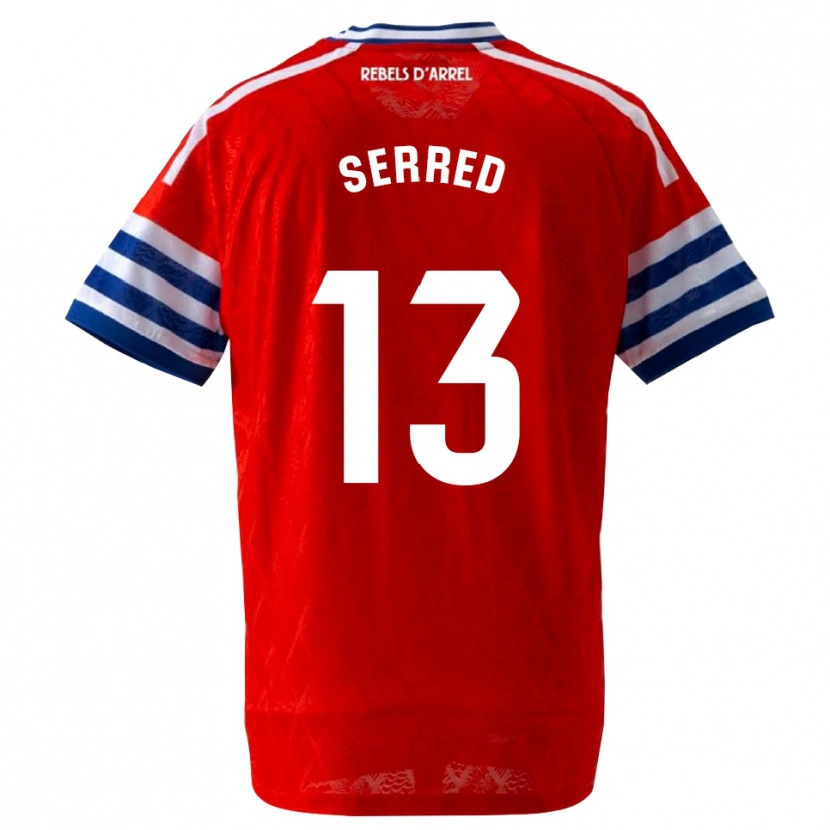 Danxen Homem Camisola Llorenç Serred #13 Azul Real Vermelho Alternativa 2026/27 Camisa