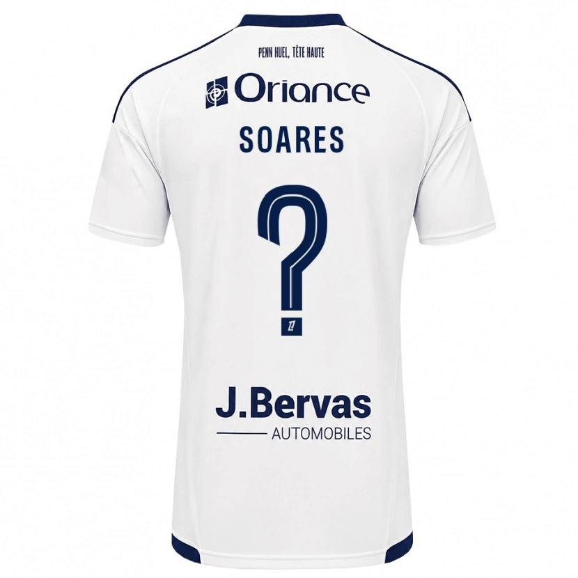 Danxen Homem Camisola Louane Das Neves Soares #0 Azul Marinho Branco Alternativa 2026/27 Camisa