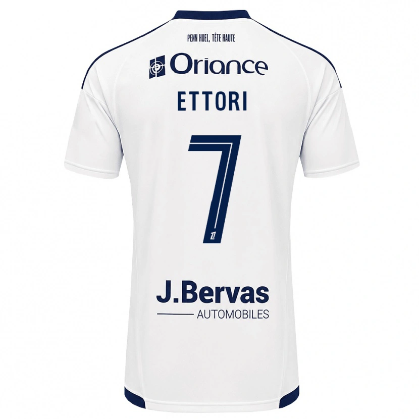Danxen Homem Camisola Yanis Ettori #7 Azul Marinho Branco Alternativa 2026/27 Camisa