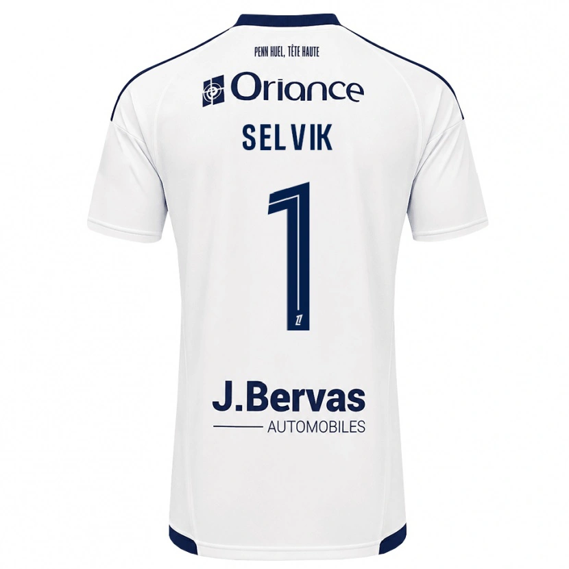 Danxen Homem Camisola Egil Selvik #1 Azul Marinho Branco Alternativa 2026/27 Camisa
