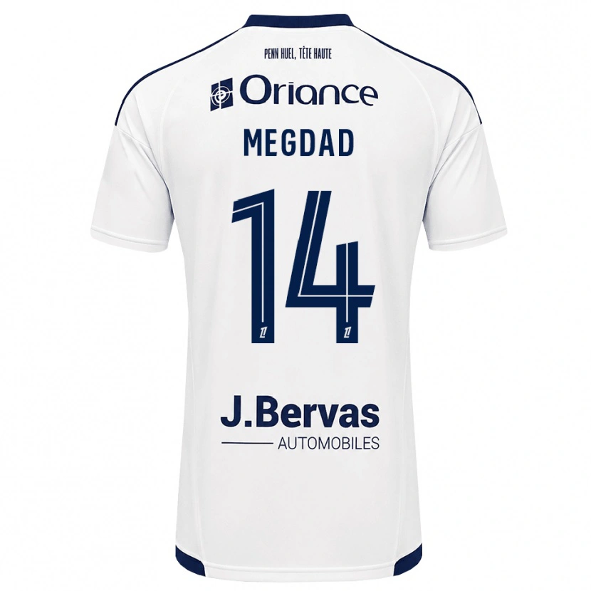 Danxen Homem Camisola Noa Megdad #14 Azul Marinho Branco Alternativa 2026/27 Camisa