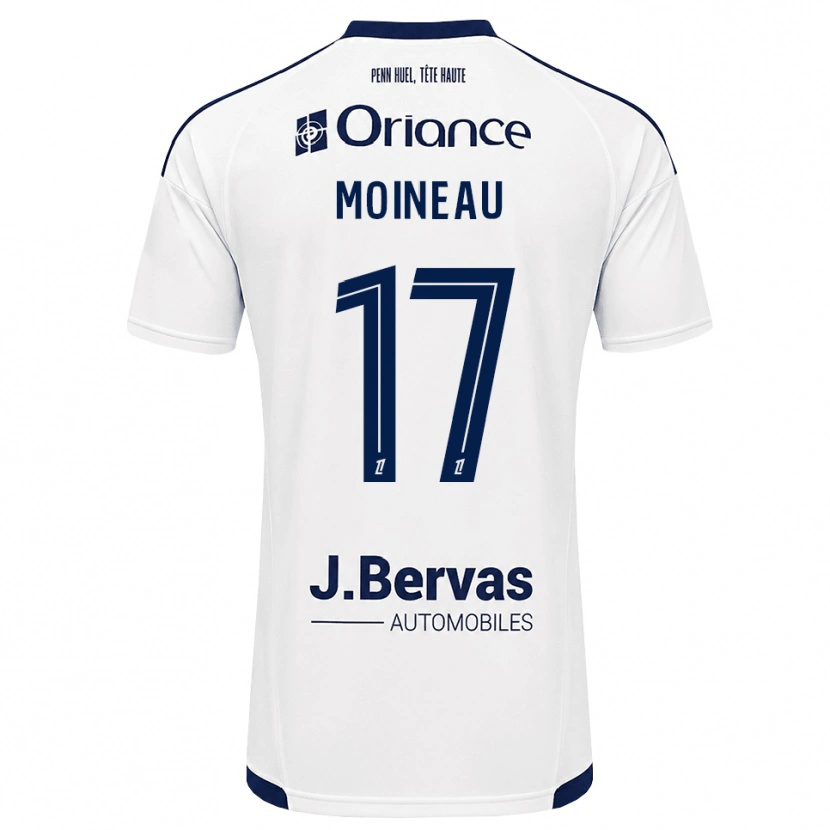 Danxen Homem Camisola Nathan Moineau #17 Azul Marinho Branco Alternativa 2026/27 Camisa