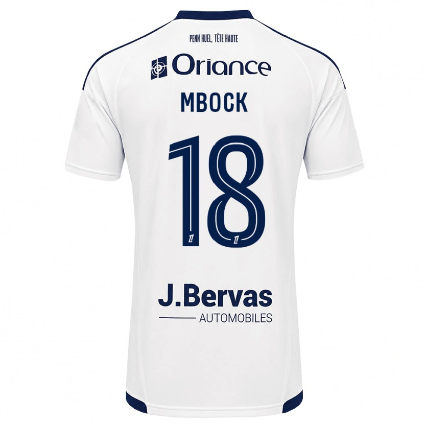 Danxen Homem Camisola Hianga'a Mbock #18 Azul Marinho Branco Alternativa 2026/27 Camisa