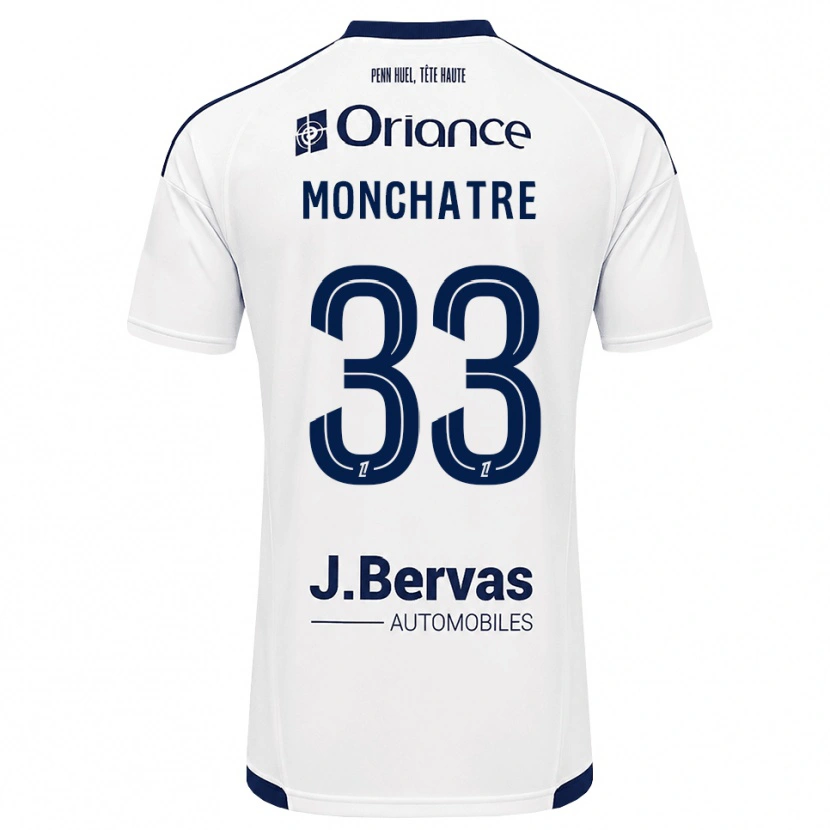 Danxen Homem Camisola Enzo Monchatre #33 Azul Marinho Branco Alternativa 2026/27 Camisa
