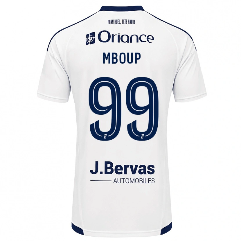 Danxen Homem Camisola Pathé Mboup #99 Azul Marinho Branco Alternativa 2026/27 Camisa