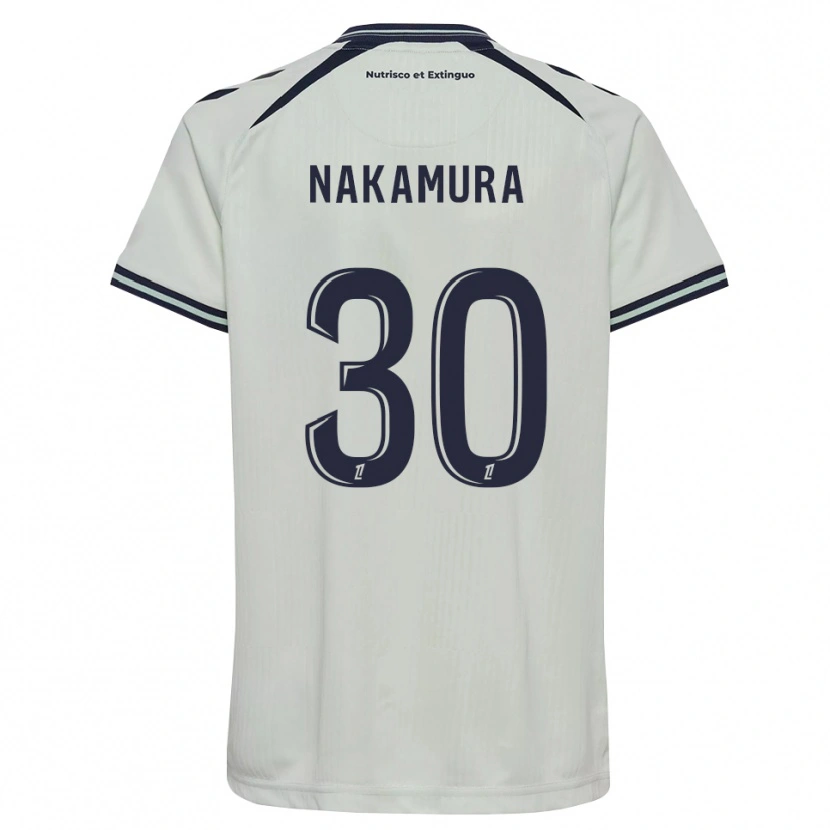 Danxen Homem Camisola Sota Nakamura #30 Azul Meia-Noite Branco Alternativa 2026/27 Camisa