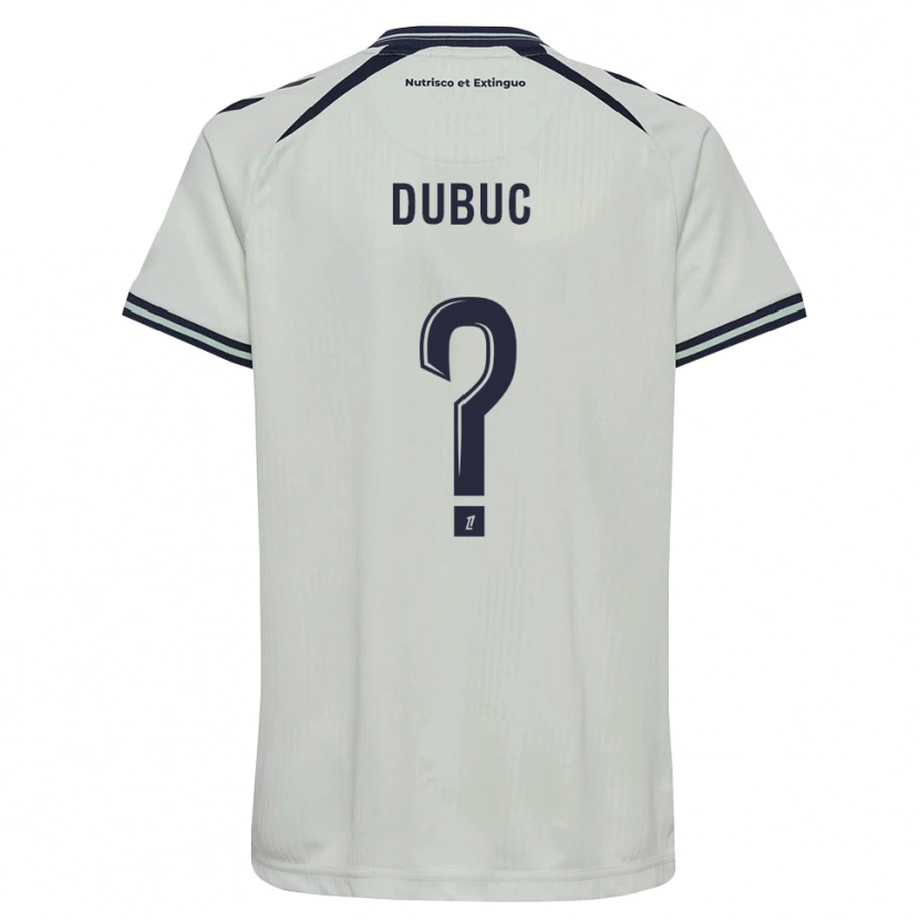 Danxen Homem Camisola Timéo Dubuc #0 Azul Meia-Noite Branco Alternativa 2026/27 Camisa