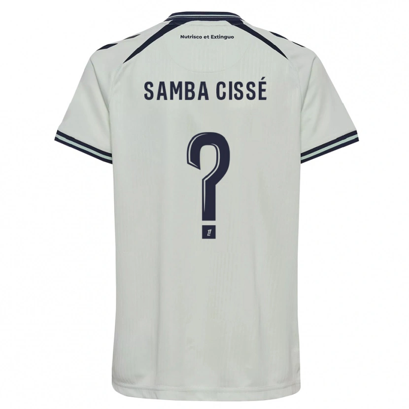 Danxen Homem Camisola Papa Samba Cissé #0 Azul Meia-Noite Branco Alternativa 2026/27 Camisa