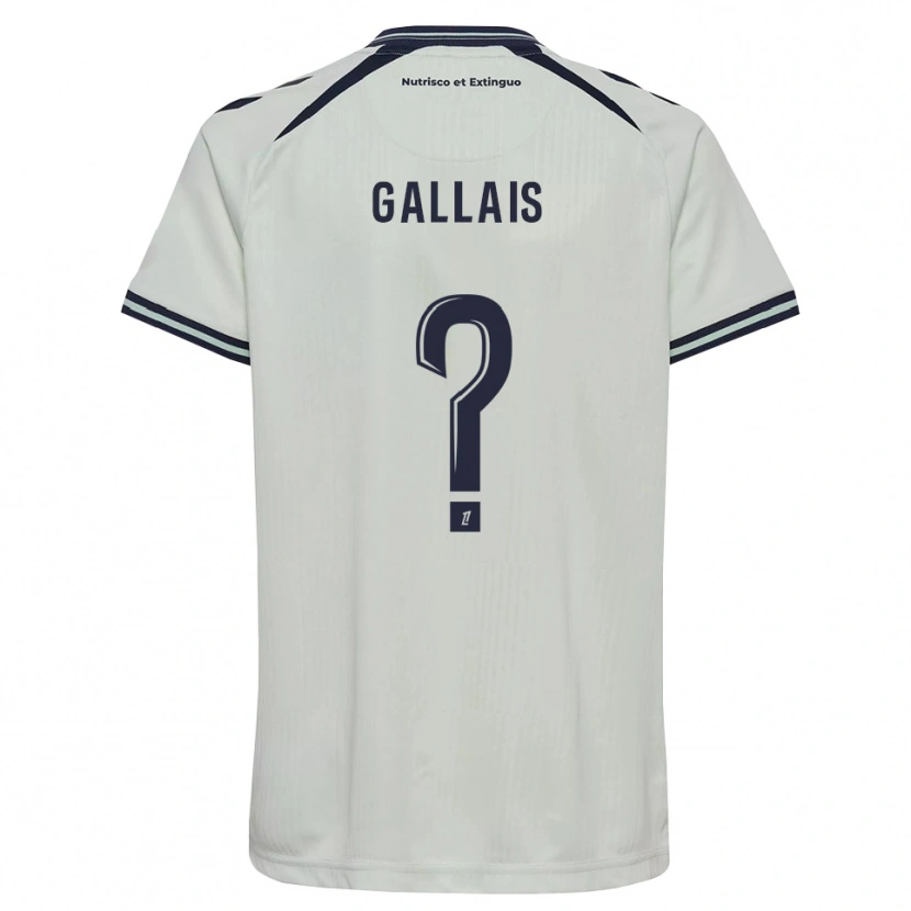 Danxen Homem Camisola Thaïs Gallais #0 Azul Meia-Noite Branco Alternativa 2026/27 Camisa