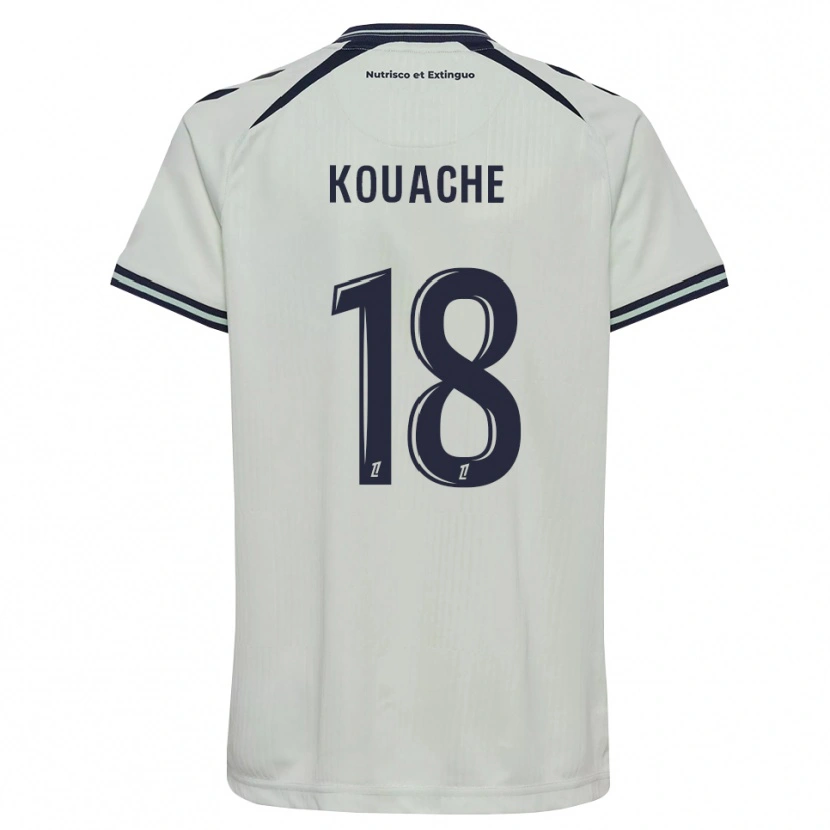 Danxen Homem Camisola Éva Kouache #18 Azul Meia-Noite Branco Alternativa 2026/27 Camisa