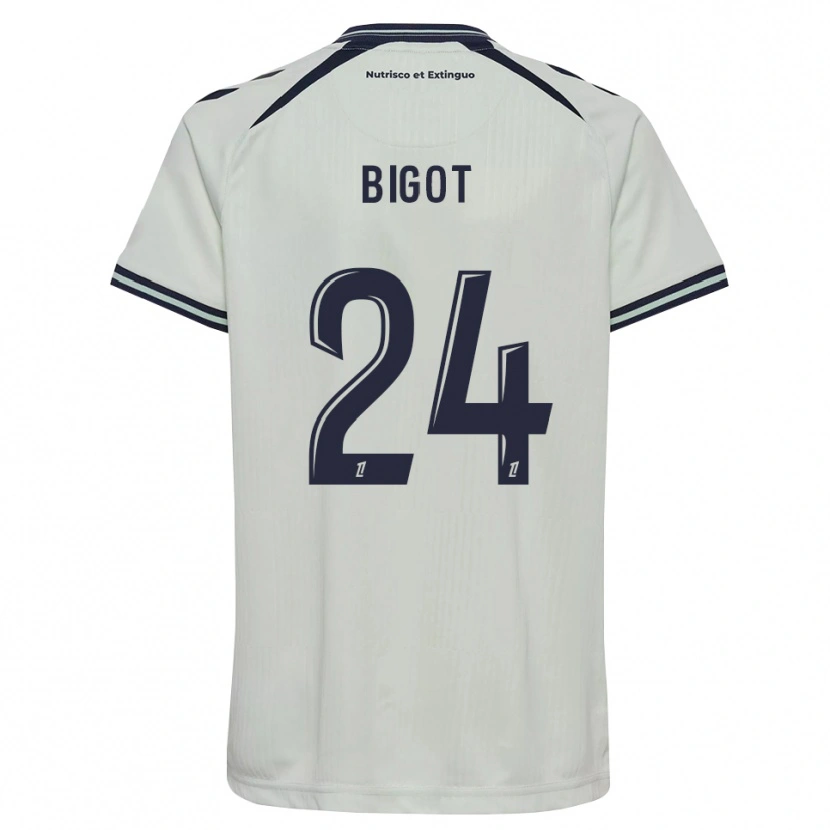 Danxen Homem Camisola Maureen Bigot #24 Azul Meia-Noite Branco Alternativa 2026/27 Camisa