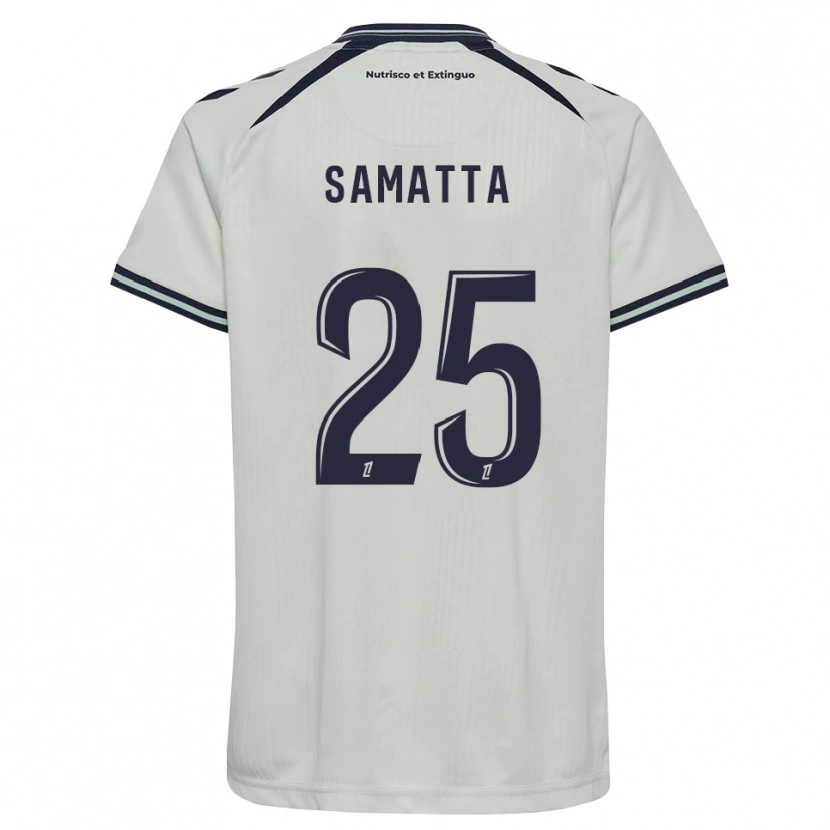 Danxen Homem Camisola Mbwana Samatta #25 Azul Meia-Noite Branco Alternativa 2026/27 Camisa
