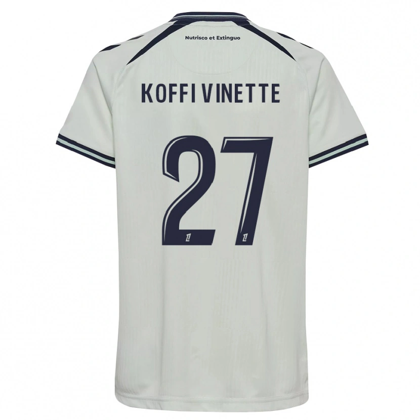 Danxen Homem Camisola Enzo Koffi #27 Azul Meia-Noite Branco Alternativa 2026/27 Camisa