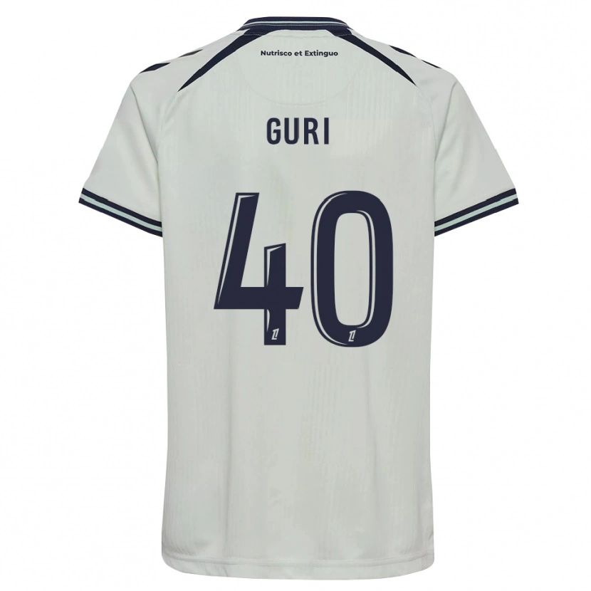 Danxen Homem Camisola Gabriel Guri #40 Azul Meia-Noite Branco Alternativa 2026/27 Camisa