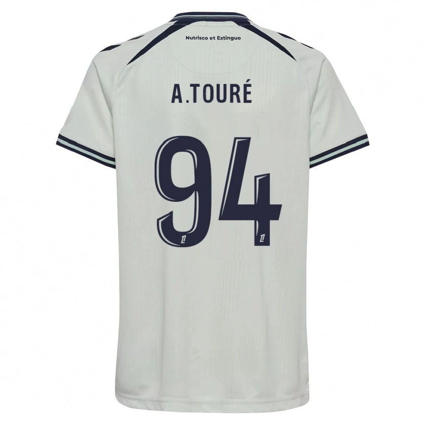 Danxen Homem Camisola Abdoulaye Touré #94 Azul Meia-Noite Branco Alternativa 2026/27 Camisa