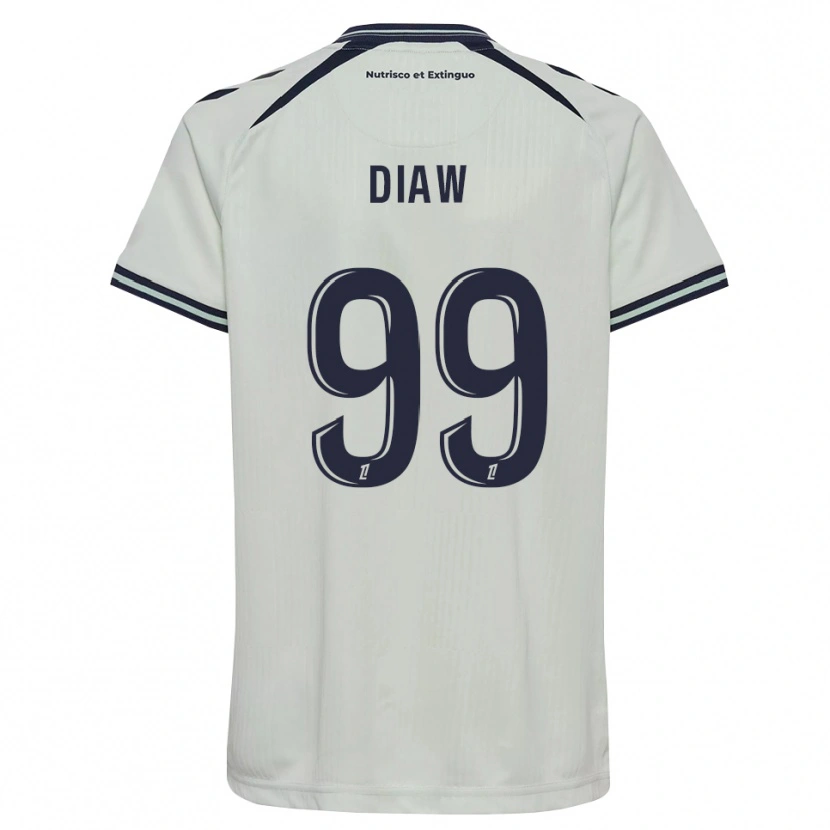 Danxen Homem Camisola Mory Diaw #99 Azul Meia-Noite Branco Alternativa 2026/27 Camisa