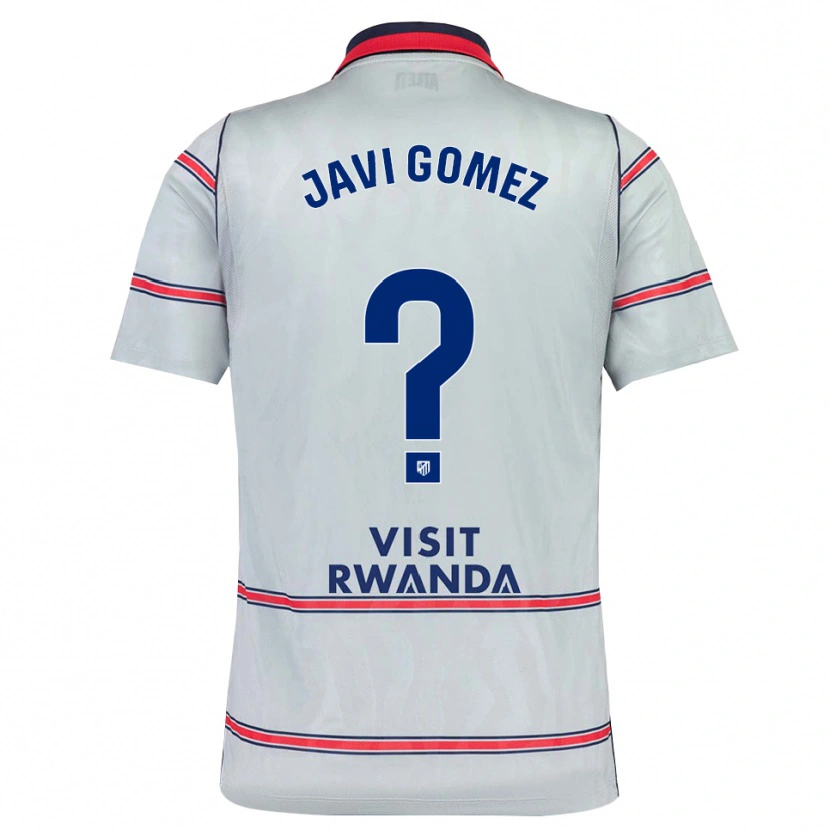 Danxen Homem Camisola Javi Gomez #0 Cinza Vermelho Azul Marinho Terceiro 2026/27 Camisa