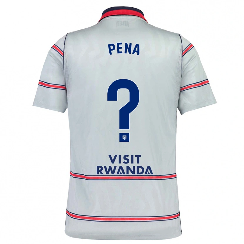 Danxen Homem Camisola Hector Pena #0 Cinza Vermelho Azul Marinho Terceiro 2026/27 Camisa