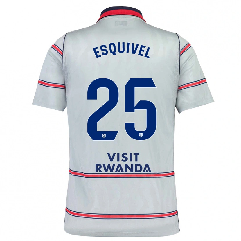 Danxen Homem Camisola Salvi Esquivel #25 Cinza Vermelho Azul Marinho Terceiro 2026/27 Camisa