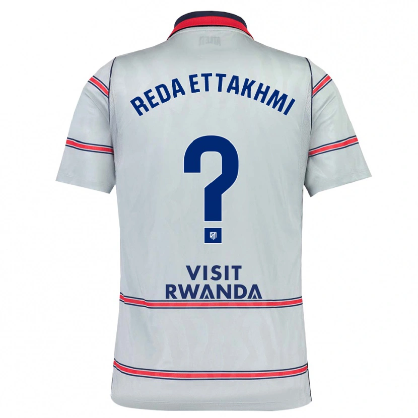 Danxen Homem Camisola Mohamed Reda Ettakhmi #0 Cinza Vermelho Azul Marinho Terceiro 2026/27 Camisa