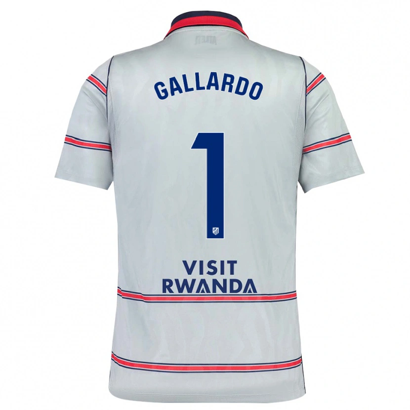 Danxen Homem Camisola Lola Gallardo #1 Cinza Vermelho Azul Marinho Terceiro 2026/27 Camisa