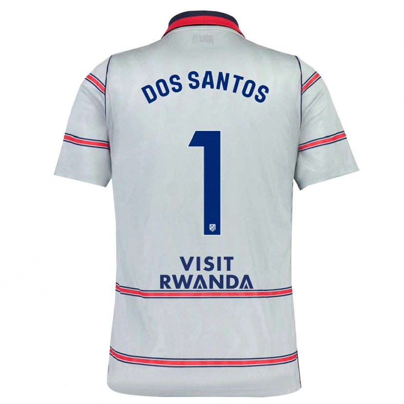 Danxen Homem Camisola Alex Dos Santos #1 Cinza Vermelho Azul Marinho Terceiro 2026/27 Camisa