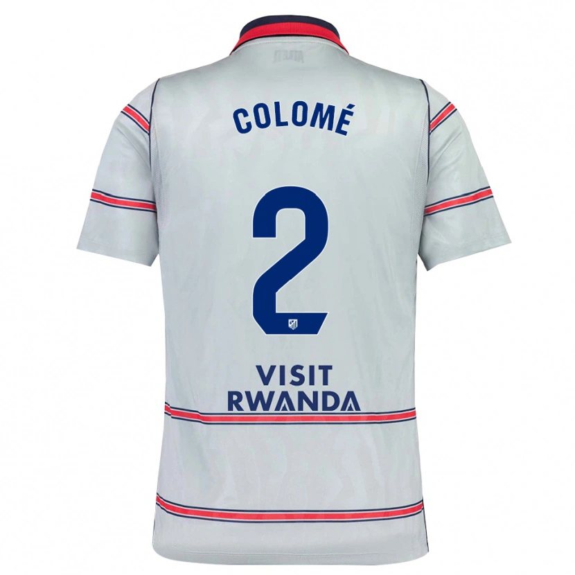 Danxen Homem Camisola Jan Colomé #2 Cinza Vermelho Azul Marinho Terceiro 2026/27 Camisa