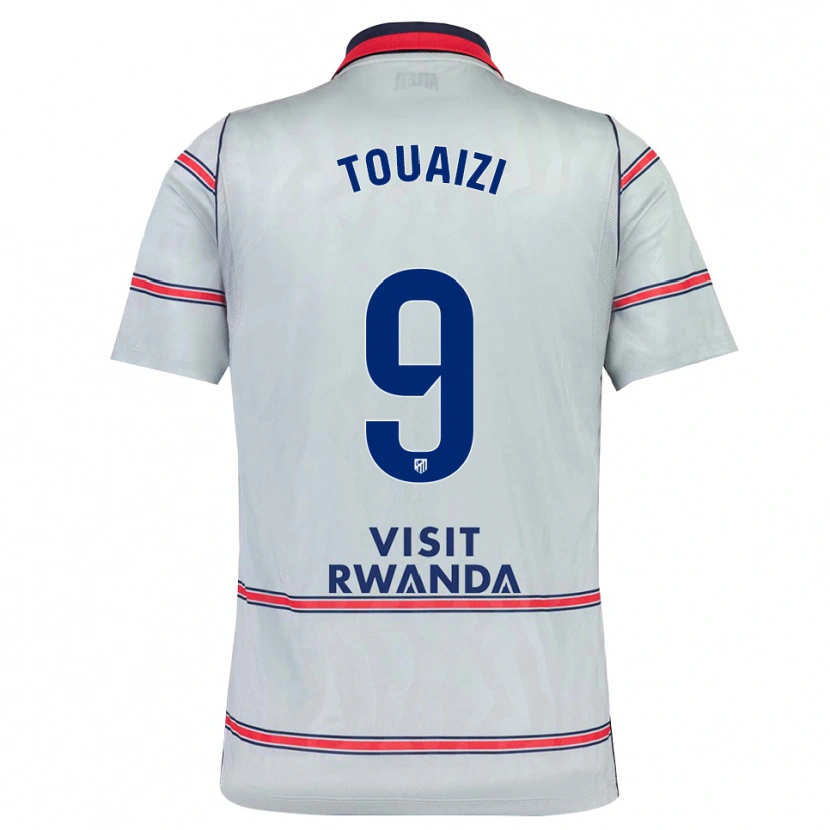Danxen Homem Camisola Nabil Touaizi #9 Cinza Vermelho Azul Marinho Terceiro 2026/27 Camisa