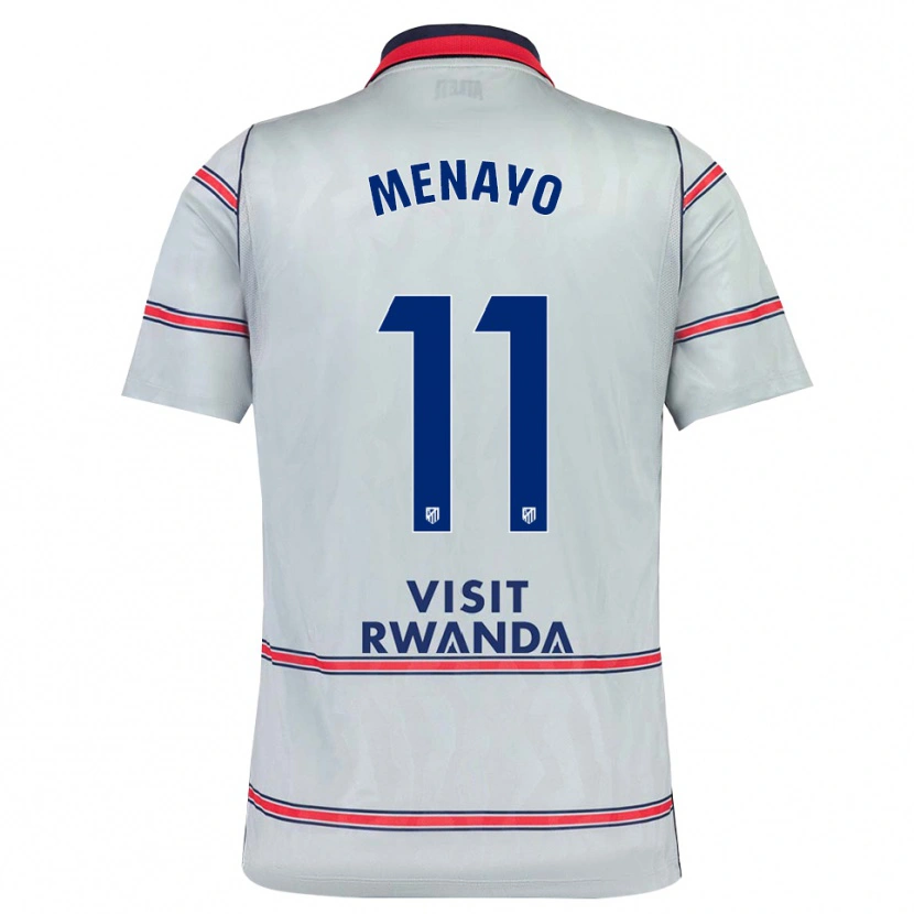 Danxen Homem Camisola Carmen Menayo #11 Cinza Vermelho Azul Marinho Terceiro 2026/27 Camisa