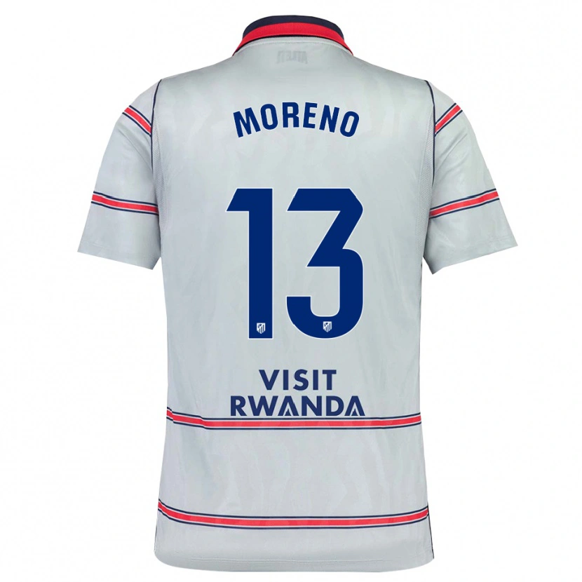 Danxen Homem Camisola Álvaro Moreno #13 Cinza Vermelho Azul Marinho Terceiro 2026/27 Camisa