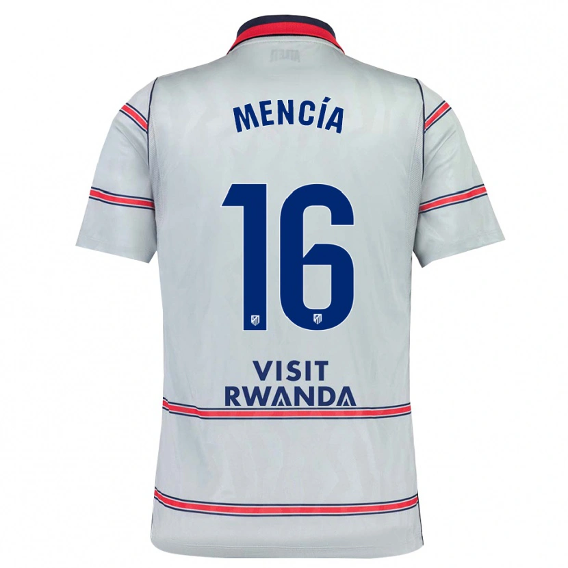 Danxen Homem Camisola Ian Mencía #16 Cinza Vermelho Azul Marinho Terceiro 2026/27 Camisa
