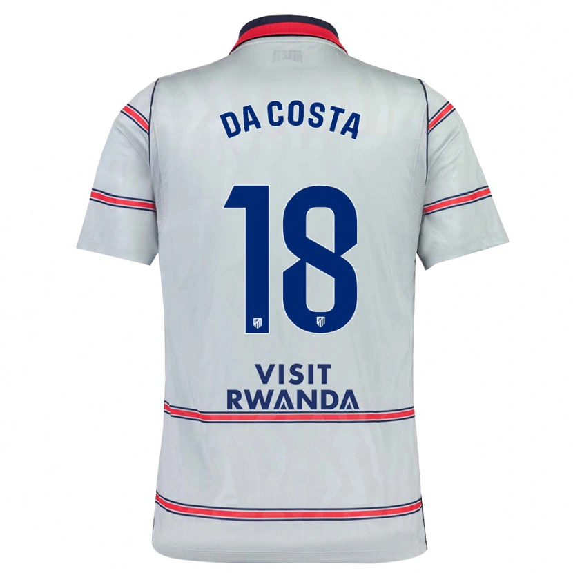 Danxen Homem Camisola Mario Da Costa #18 Cinza Vermelho Azul Marinho Terceiro 2026/27 Camisa