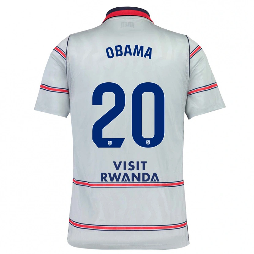 Danxen Homem Camisola Federico Obama #20 Cinza Vermelho Azul Marinho Terceiro 2026/27 Camisa