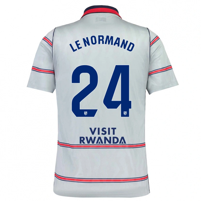 Danxen Homem Camisola Robin Le Normand #24 Cinza Vermelho Azul Marinho Terceiro 2026/27 Camisa