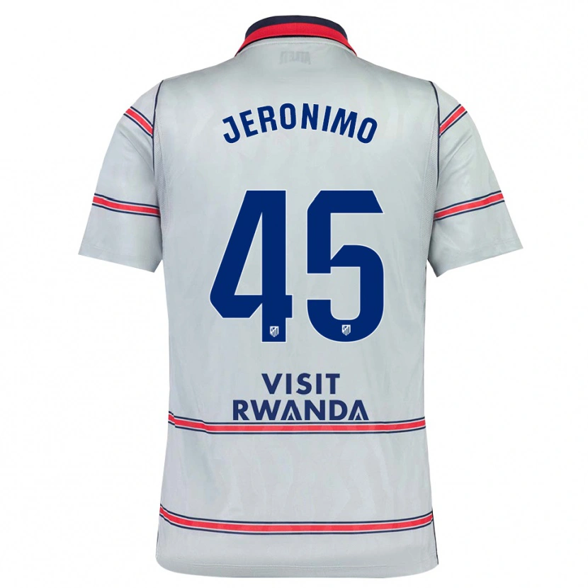 Danxen Homem Camisola Isaiah Jeronimo #45 Cinza Vermelho Azul Marinho Terceiro 2026/27 Camisa