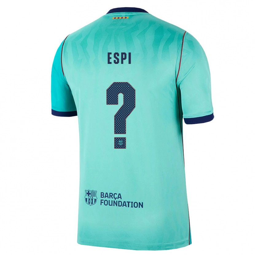 Danxen Homem Camisola Pau Espi #0 Água Turquesa Escura Azul Real Terceiro 2026/27 Camisa