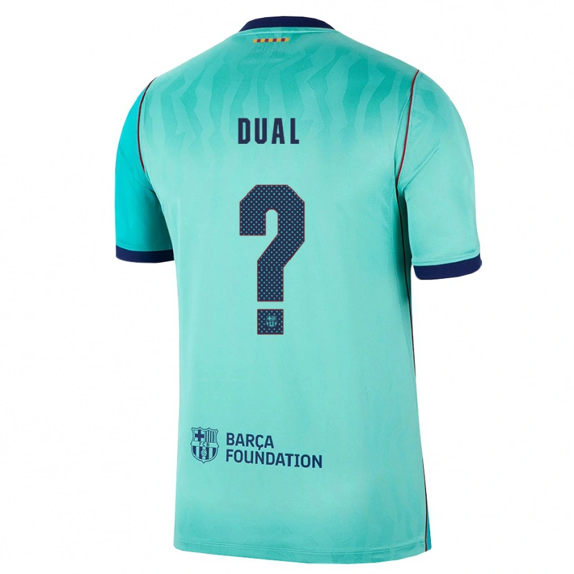 Danxen Homem Camisola Wesley Dual #0 Água Turquesa Escura Azul Real Terceiro 2026/27 Camisa