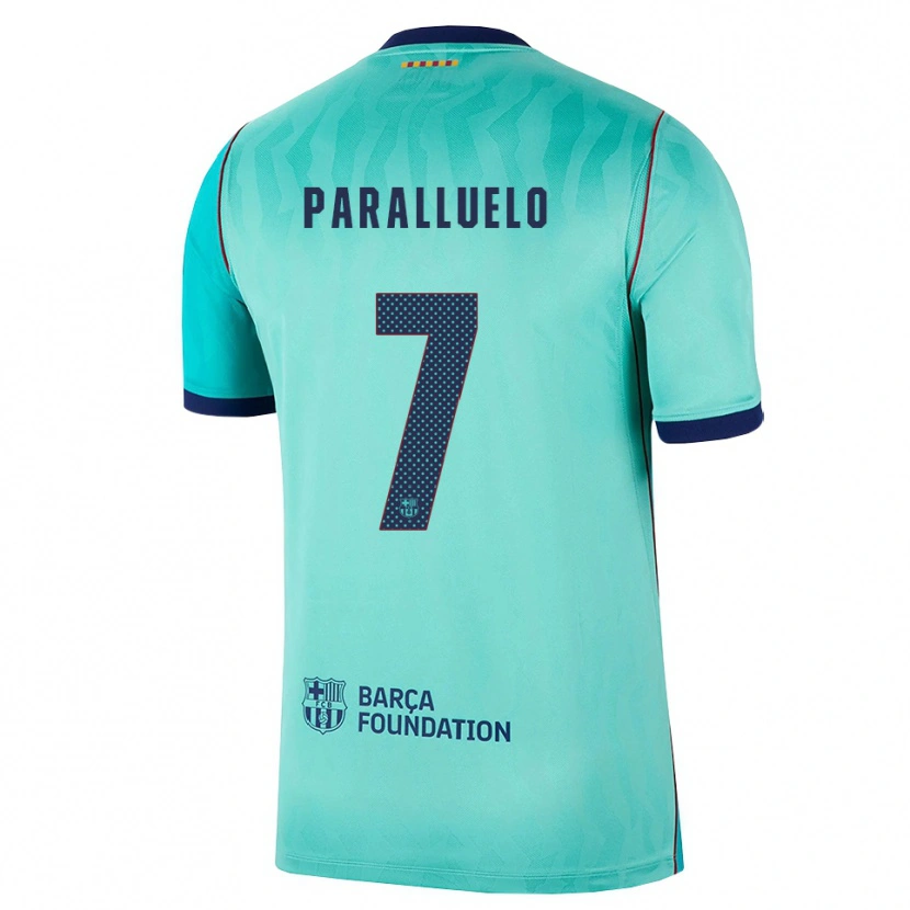 Danxen Homem Camisola Salma Paralluelo #7 Água Turquesa Escura Azul Real Terceiro 2026/27 Camisa