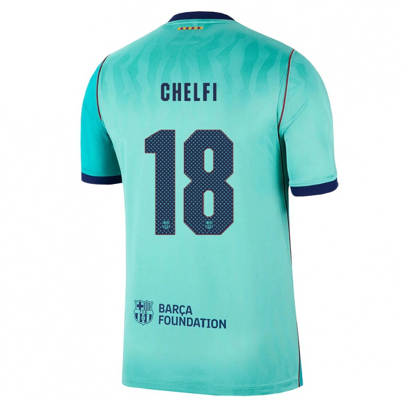 Danxen Homem Camisola Lovro Chelfi #18 Água Turquesa Escura Azul Real Terceiro 2026/27 Camisa