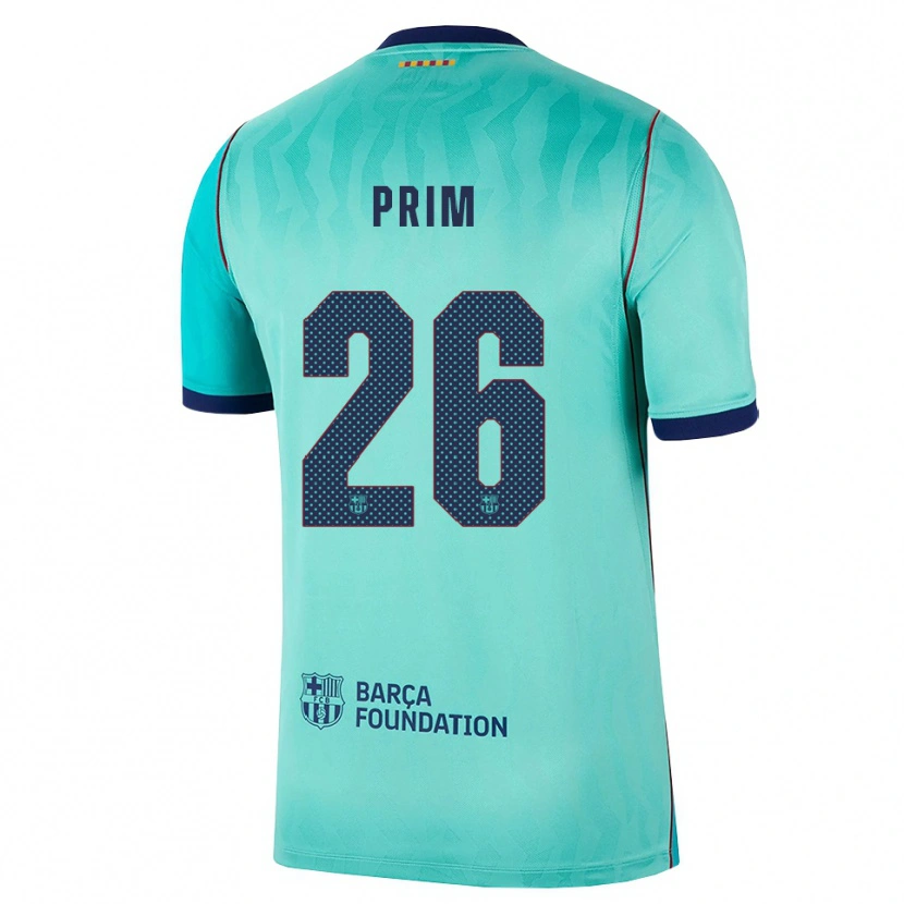 Danxen Homem Camisola Pau Prim #26 Água Turquesa Escura Azul Real Terceiro 2026/27 Camisa