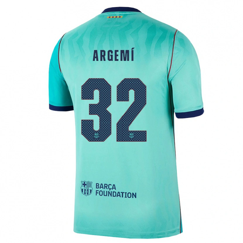 Danxen Homem Camisola Adam Argemí #32 Água Turquesa Escura Azul Real Terceiro 2026/27 Camisa