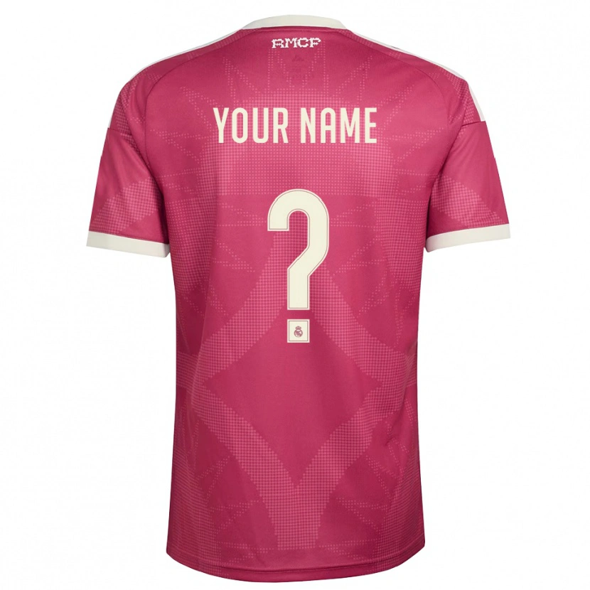 Danxen Homem Camisola Seu Nome #0 Vermelho Pálido Violeta Branco Terceiro 2026/27 Camisa