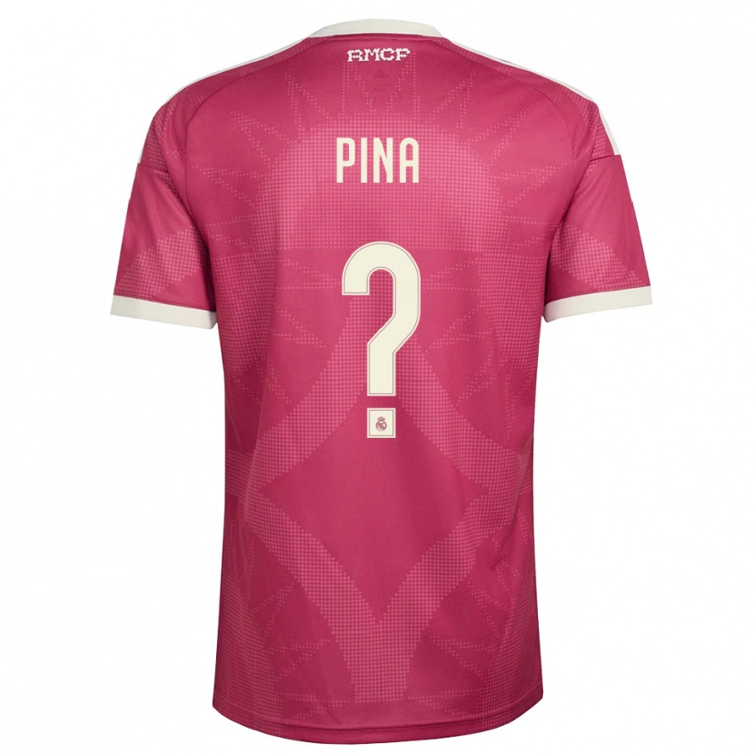 Danxen Homem Camisola Marc Pina #0 Vermelho Pálido Violeta Branco Terceiro 2026/27 Camisa